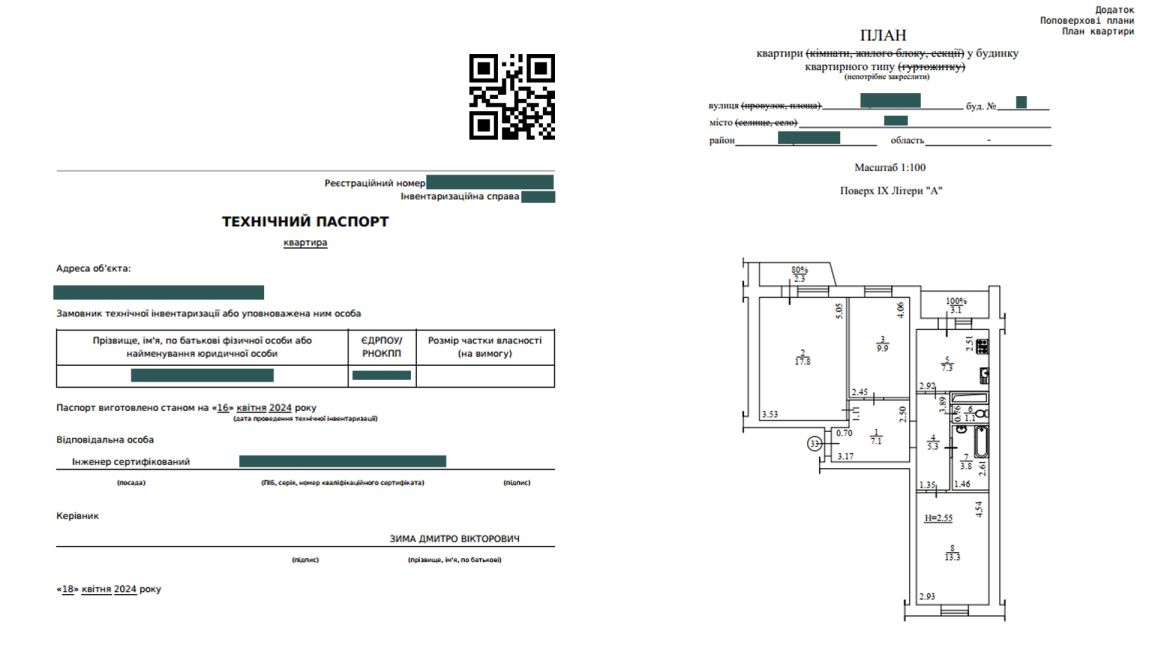 Технічний паспорт